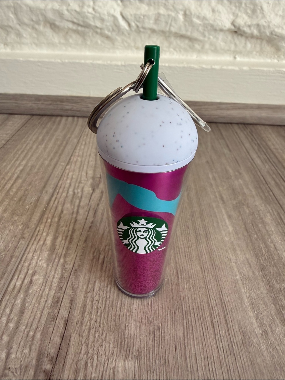 Starbucks Cold Cup Keychain Summer Exclusive NWOB